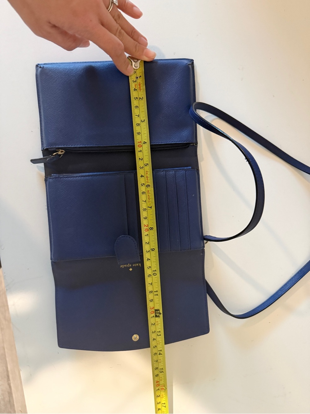 kate spade Navy Blue Crossbody Wallet - Picture 9 of 9